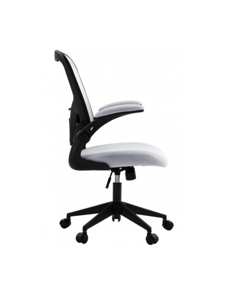 OF-23023231-10,Scaun de birou, brate plastic, rotile, mesh textil/stofa, Office Products Chios - gri