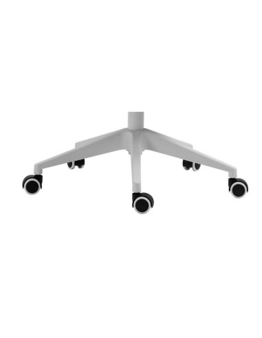 OF-23023231-10,Scaun de birou, brate plastic, rotile, mesh textil/stofa, Office Products Chios - gri