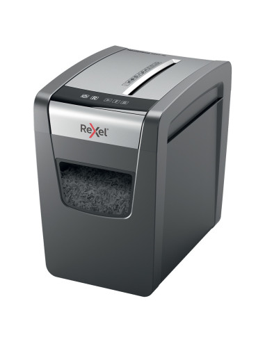 RX-2104573EU,Distrugator documente manual REXEL Momentum X410 Slim, P4, cross-cut, 10 coli, cos 23l, Negru