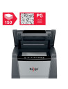 RX-2020150MEU,Distrugator documente automat REXEL Optimum 150M, P5, micro-cut, 150 coli, cos 44l, Negru-gri