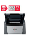 RX-2020300MEU,Distrugator documente automat REXEL Optimum 300M, P5, micro-cut, 300 coli, cos 60l, Negru-gri