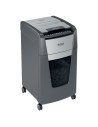 RX-2020300XEU,Distrugator documente automat REXEL Optimum 300X, P4, cross-cut, 300 coli, cos 60l, Negru-gri