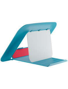 Suport ergonomic LEITZ Ergo Cosy, pentru laptop, ajustabil, Albastru celest 2