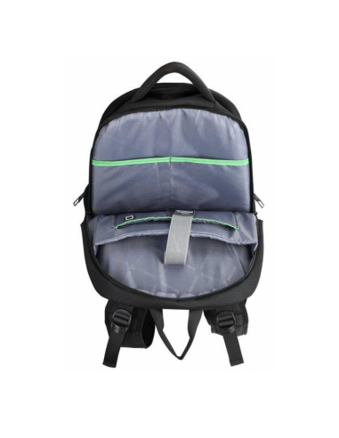 BL-BBS-3331GE,Rucsac BESTLIFE Gaming Assailant, 50x32x23cm, compartiment laptop 17 inch anti-vibratie, Negru/verde