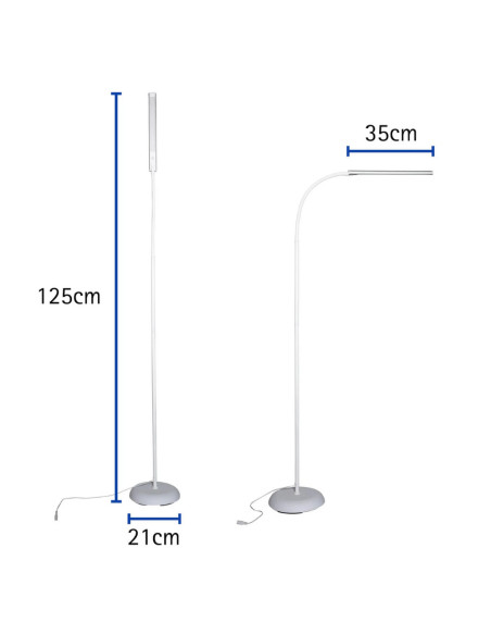 MA-82348-02,Lampa de podea, cu LED, MAUL Pirro - Alba