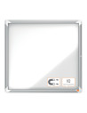 NB-1902558,Avizier NOBO Premium Plus, interior, otel emailat, 6x A4, cu usa si cheie, magnetic, Alb