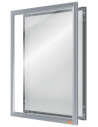 NB-1915578,Rama pentru perete NOBO Impression Pro, aluminiu, cu clip, A4, gri