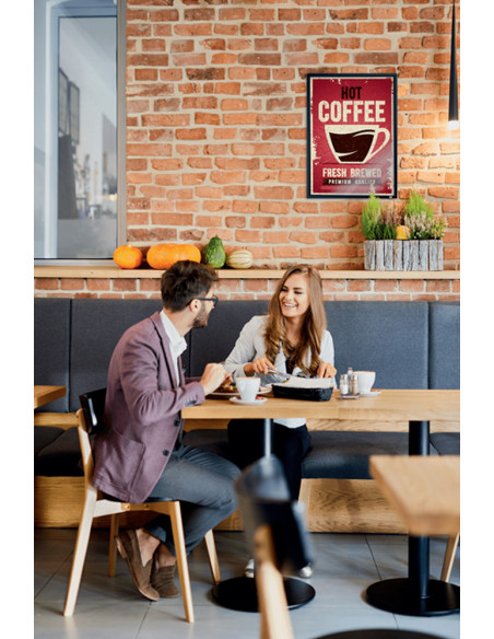 NB-1915581,Rama pentru perete NOBO Impression Pro, aluminiu, cu clip, A3, grafit