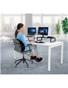 Suport ergonomic Kensington SoleMate SmartFit, pt picioare, inaltime/inclinatie ajustabile, gri/negr