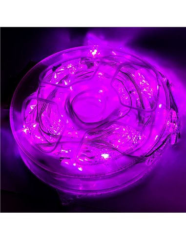 Instalatie pom Craciun, 60 becuri, 10 M, Motiv steluta