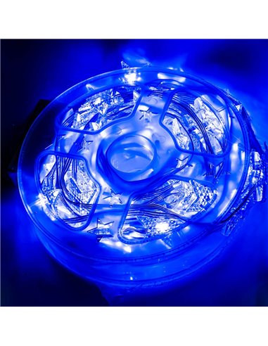 Instalatie pom Craciun, 60 becuri, 10 M, Motiv steluta