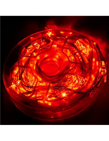 Instalatie pom Craciun, 60 becuri, 10 M, Motiv steluta