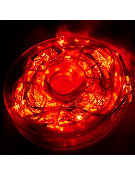 Instalatie pom Craciun, 60 becuri, 10 M, Motiv steluta