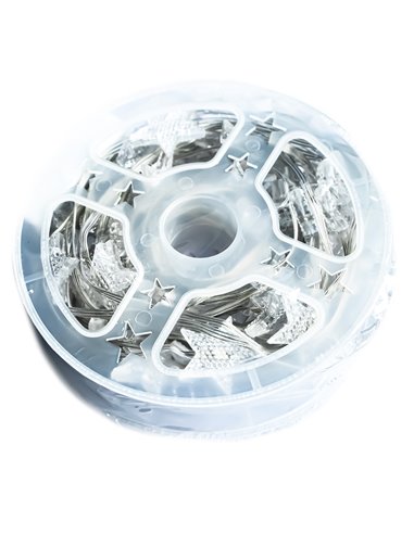 Instalatie pom Craciun, 60 becuri, 10 M, Motiv steluta