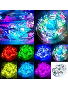 Instalatie pom Craciun, 60 becuri, 10 M, Motiv steluta