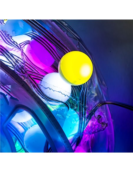 Instalatie pom Craciun, 60 becuri, 10 M, Motiv bec