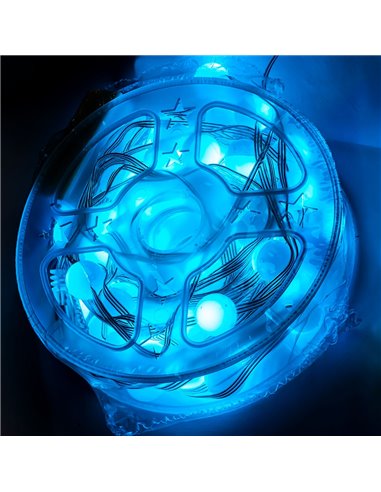 Instalatie pom Craciun, 60 becuri, 10 M, Motiv bec