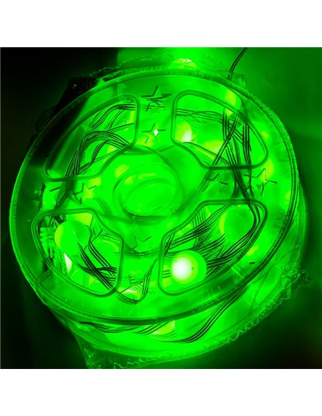 Instalatie pom Craciun, 60 becuri, 10 M, Motiv bec