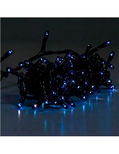 Instalatie pom Craciun, 200 becuri led, Albastra 2