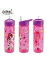Sticla apa plastic cu pai S-COOL SC3105, 600 ml, Motiv unicorn