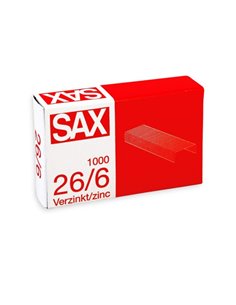 Capse SAX 26/6 zinc, 25 coli, 1000 bucati