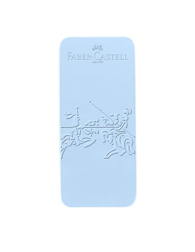 Set FABER-CASTELL stilou M + pix grip 2010, Bleu Sky