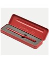 Stilou Ineo elements, penita M, in cutie metalica pentru cadou, Fiery red