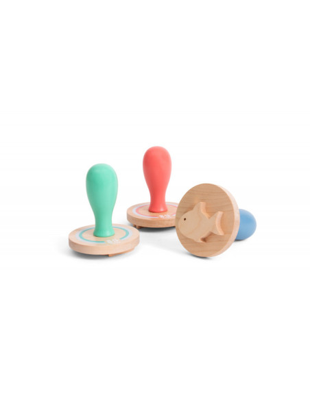 GA511,Stampile din lemn pentru nisip, BS Toys