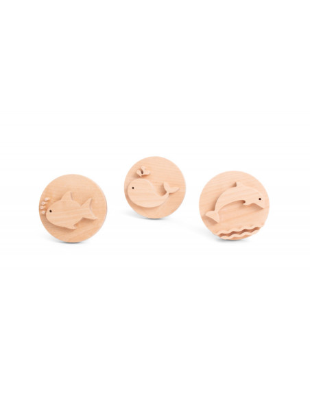 GA511,Stampile din lemn pentru nisip, BS Toys