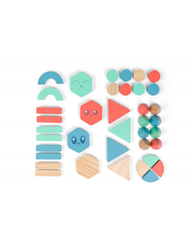 GA521,Caramizi colorate de Constructie, BS Toys