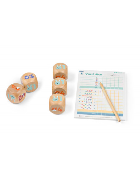 GA522,Joc educativ cu zaruri Yatzy Junior, BS Toys