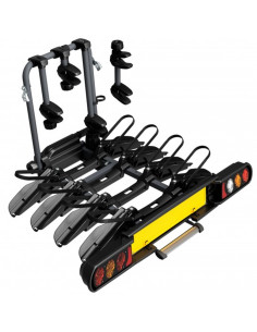 P708/4W,Suport biciclete Peruzzo Pure Instinct 708/4 cu prindere pe carligul de remorcare - pentru 4 biciclete