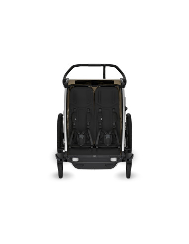 TA10201037,Carucior multisport double Thule Chariot Cross 2, Faded Khaki