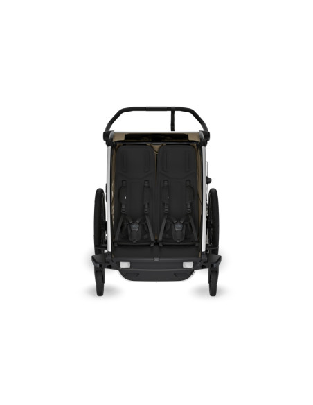 TA10201037,Carucior multisport double Thule Chariot Cross 2, Faded Khaki