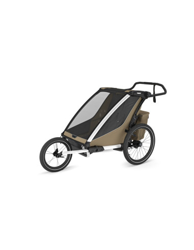 TA10201037,Carucior multisport double Thule Chariot Cross 2, Faded Khaki