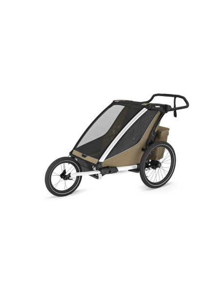 TA10201037,Carucior multisport double Thule Chariot Cross 2, Faded Khaki