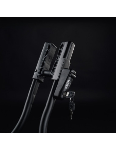 940-015,Suport biciclete Cruz Race Dark cu prindere pe bare transversale - Negru