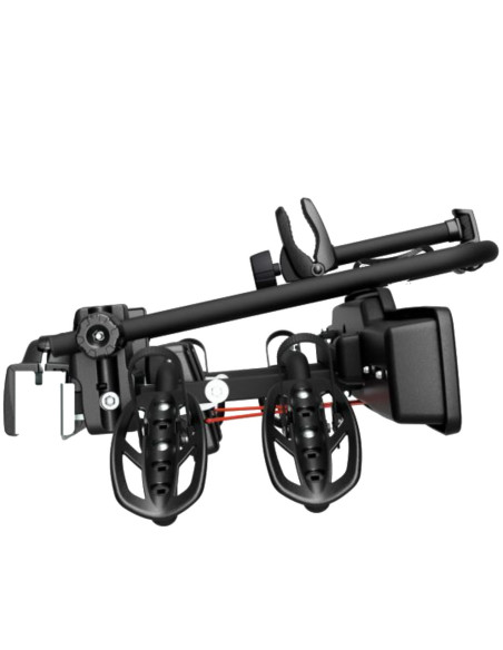 P706N,Suport 2 biciclete Peruzzo Parma 706N cu prindere pe carligul de remorcare, Negru Mat