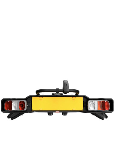 P706N,Suport 2 biciclete Peruzzo Parma 706N cu prindere pe carligul de remorcare, Negru Mat