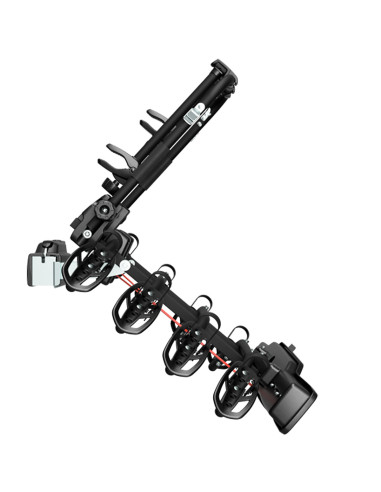 P706/4N,Suport biciclete Peruzzo Parma 4 biciclete 706/4N negru cu prindere pe carligul de remorcare