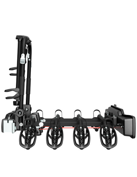 P706/4N,Suport biciclete Peruzzo Parma 4 biciclete 706/4N negru cu prindere pe carligul de remorcare