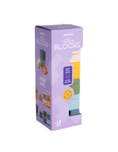 ML46021,Jucarie educativa Turn de Stivuit - cuburi moi, 6 luni+, Tower miniland 46021