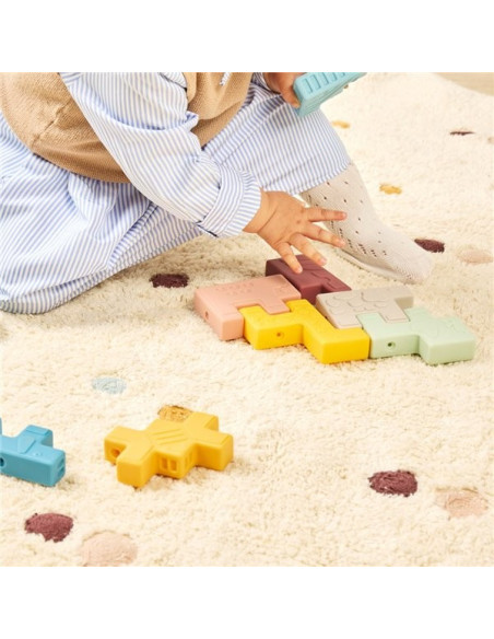 ML46020,Jucarie educativa cuburi moi pentru toddleri, Animalute