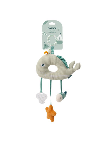 ML97363,Jucarie bebe pentru leagan si carucior, cu sunete si oglinda, Ocean