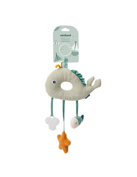 ML97363,Jucarie bebe pentru leagan si carucior, cu sunete si oglinda, Ocean