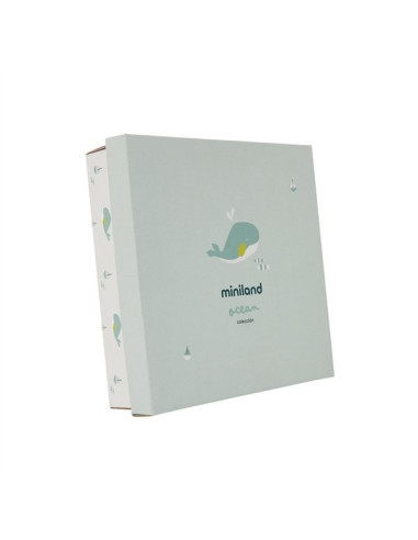 ML97360,Set cadou bebe - zornaitoare si paturica moale de atasament Ocean, de la 0 luni