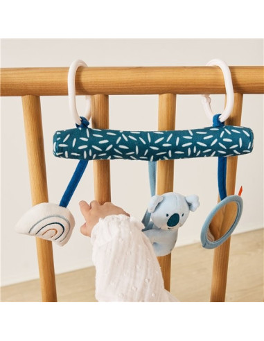 ML97383,Jucarie bebe pentru leagan si carucior, cu sunete si oglinda, Ursulet Koala