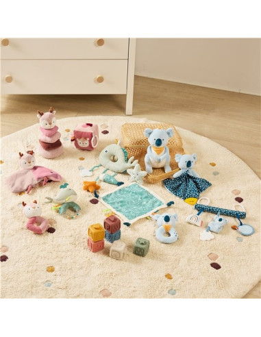 ML97380,Set cadou bebe - zornaitoare si paturica moale de atasament Koala, de la 0 luni