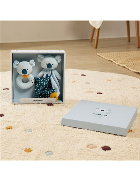 ML97380,Set cadou bebe - zornaitoare si paturica moale de atasament Koala, de la 0 luni