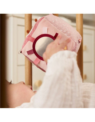 ML97373,Jucarie bebe pentru leagan si carucior, cu sunete si oglinda, Caprioara